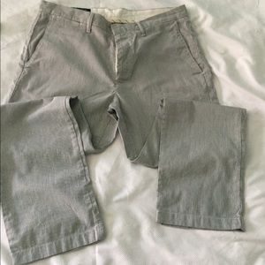 J Crew linen/seersucker striped pants